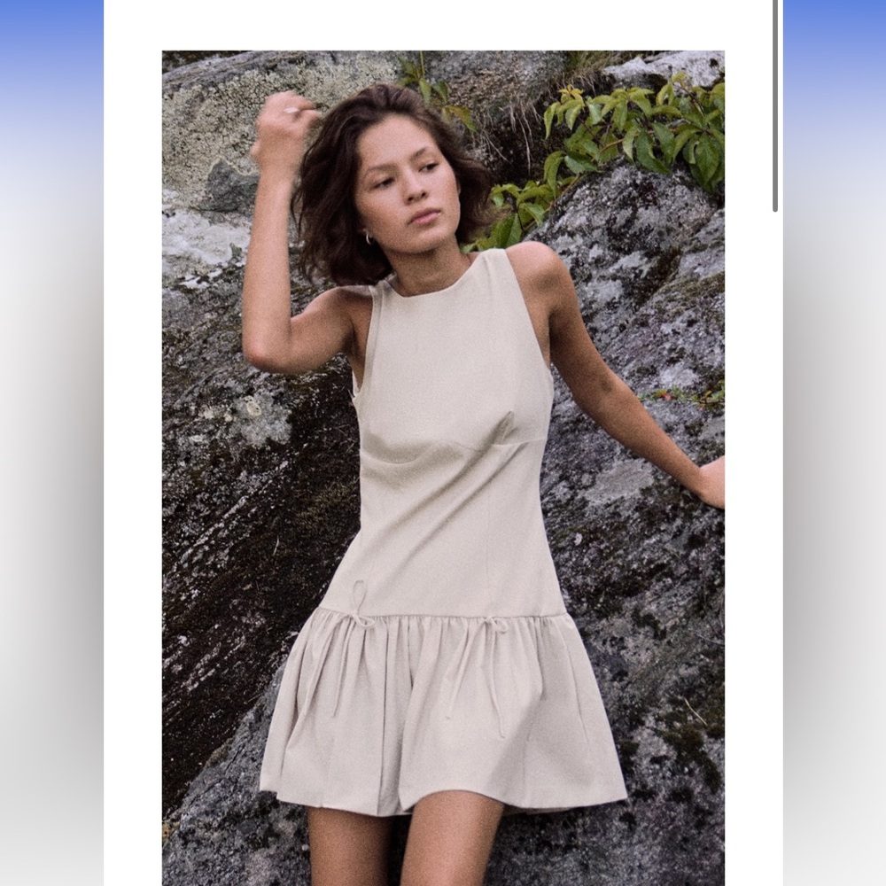 Zara Cream Mini Dress